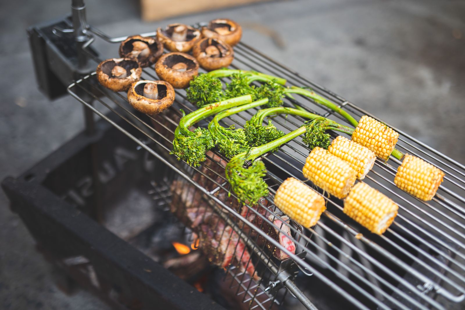 This image shows the Auspit Folding Grill.