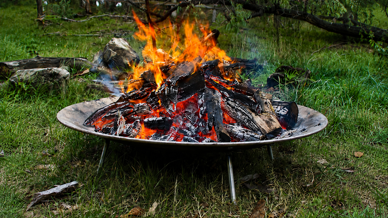 This image shows the Auspit Firepit Dish 900mm. This image shows the Auspit Firepit Dish 900mm.