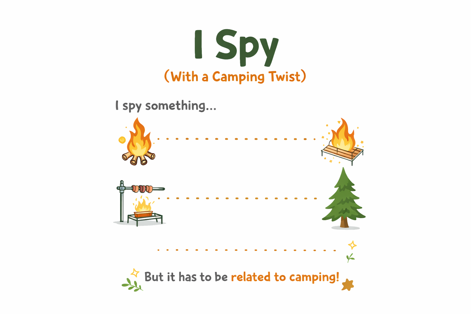 I Spy camping Game 