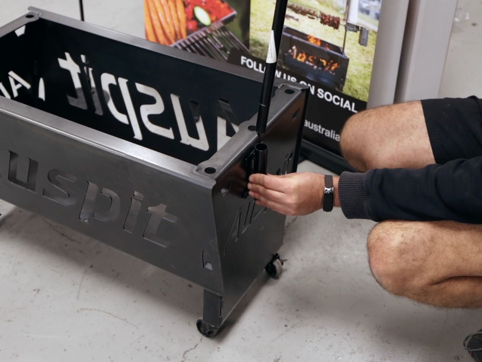 This image shows the vertical adaptor.