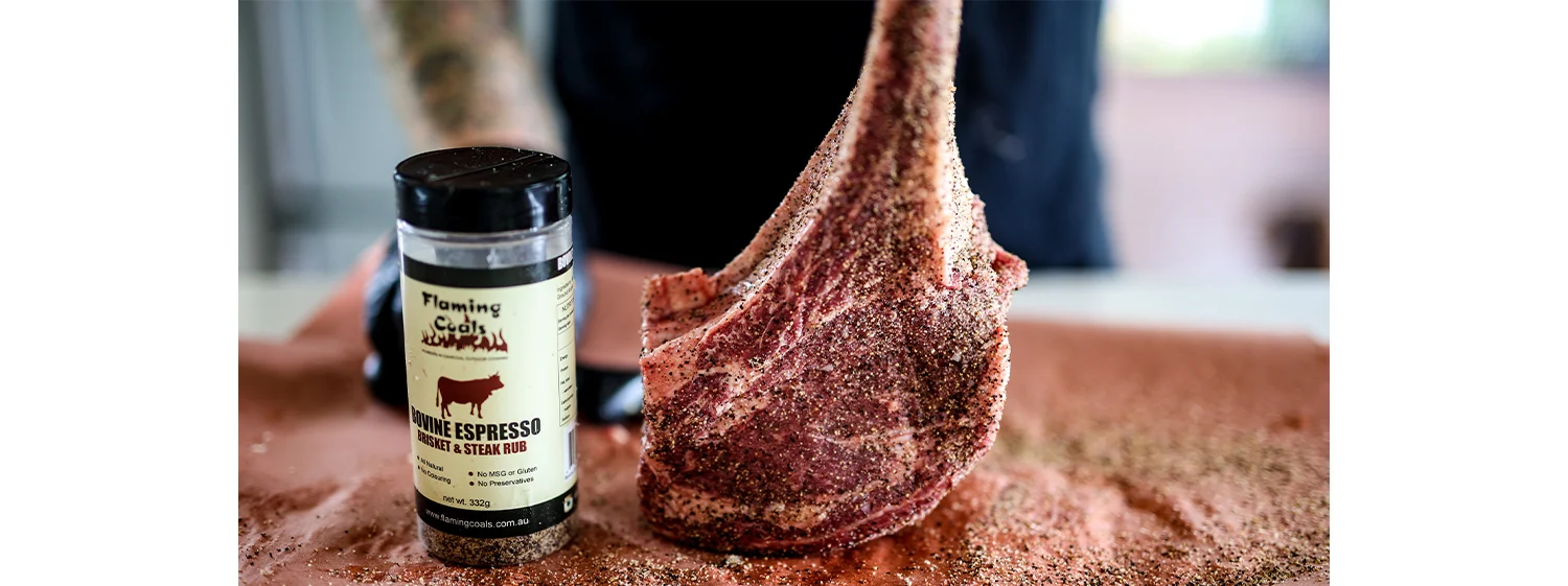 seasoning the steak