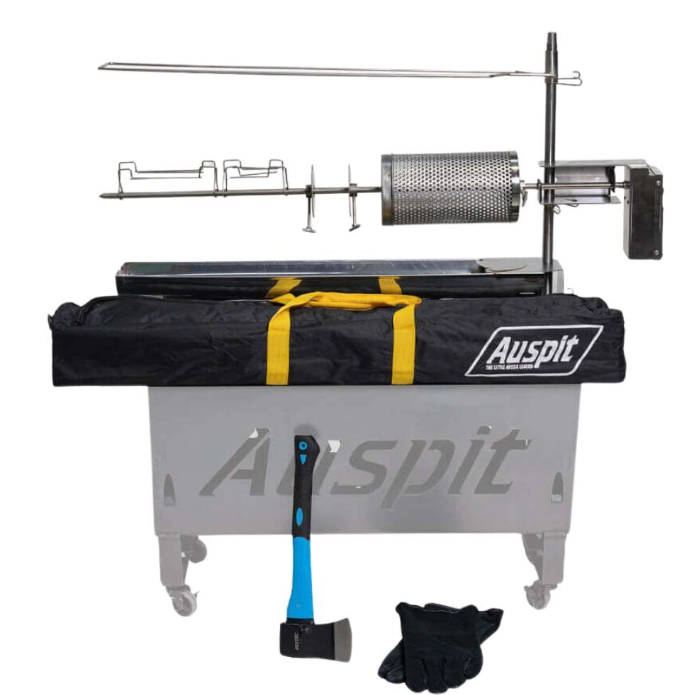 Auspit Gold Portable Spit Rotisserie
