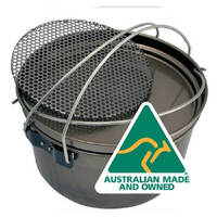 Aussie Spun Steel Camp Oven 10" 