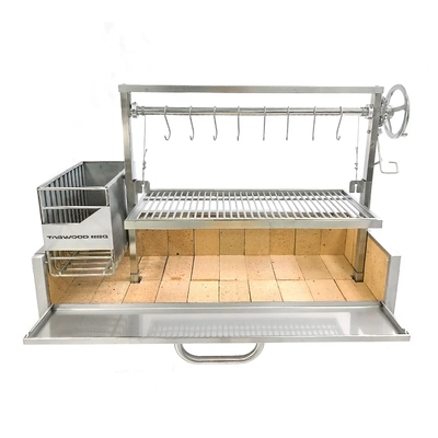 Tagwood BBQ Built-In Santa Maria Argentine Charcoal & Woodfired Parrilla Grill
