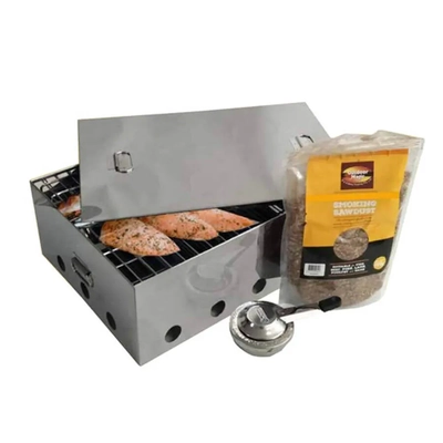 Outdoor Magic Stainless Steel Fish Smoker