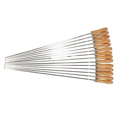 Stainless Steel - 14 Skewer Set