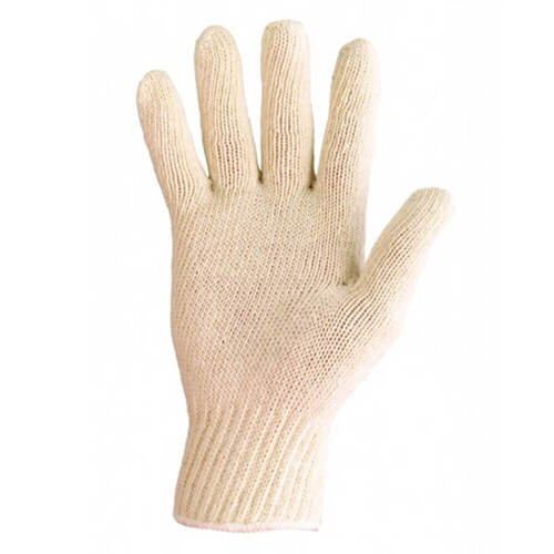 Heat Resistant Polycotton Liner Gloves - Large 1 pair