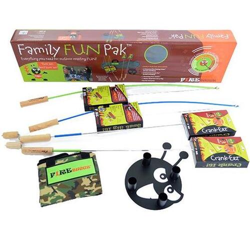 Fire Fishing Pole and Crank Eez Family Fun Pack