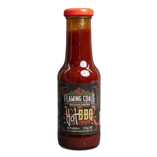Hot BBQ Sauce - Flaming Coals