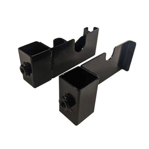 Flaming Coals Spit Roaster Mounting Brackets 25mm x 25mm - Motor and Support Side