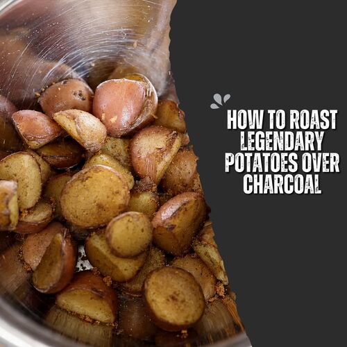 How To Roast Legendary Potatoes Over Charcoal image
