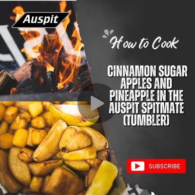 How to Cook Cinnamon Sugar Apples and Pineapple in the Auspit Spitmate (tumbler) image