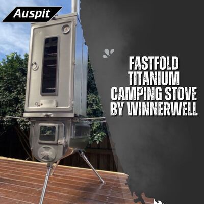 Fastfold Titanium Camping Stove by Winnerwell: The Ultimate Ultralight Bush Cooker image