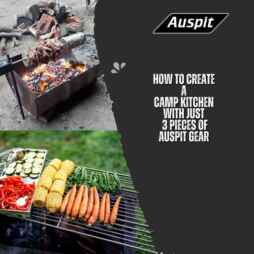 How To Create A Camp Kitchen With Just 3 Pieces Of Auspit Gear image